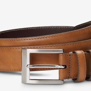 Allen Edmonds Basic Wide Dress Belt Dark Walnut Size 40 Brand New With Tags